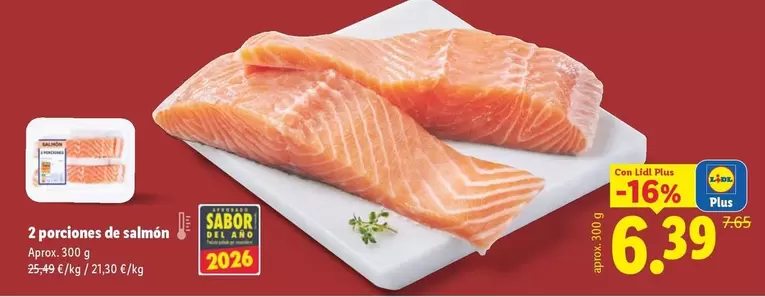 2 Perciones De Salmon