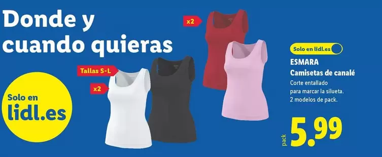 Esmara - Camisetas De Canale