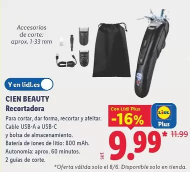 Cien Beauty - Recortadora
