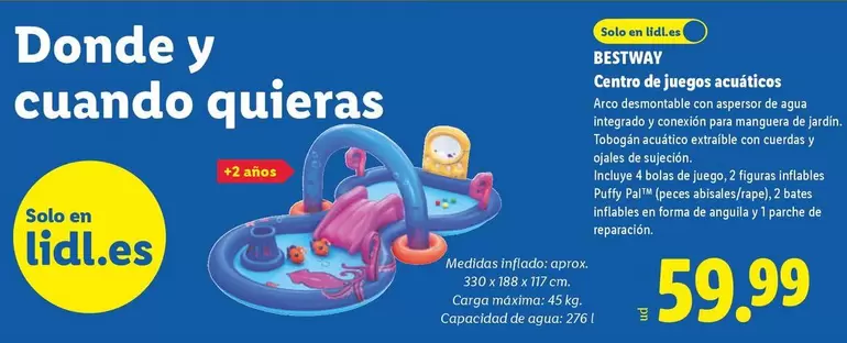 Bestway - Centro De Juegos Acuaticos