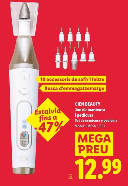 Cien Beauty - Set De Manicura Y Pedicura