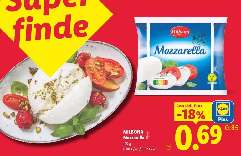 Milbona - Mozzarella