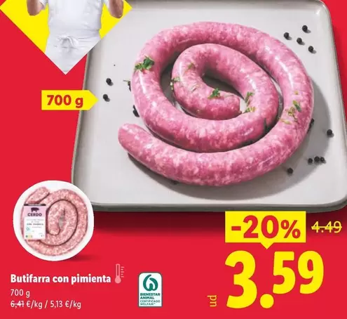 Butifarra Con Pimienta