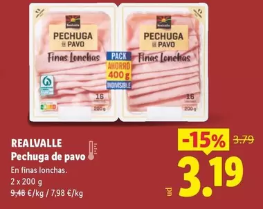 Realvalle - Pechuga De Pavo