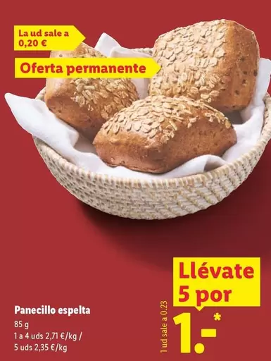 Panecillo Espelta