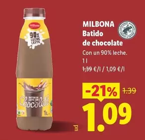 Milbona - Batido De Chocolate