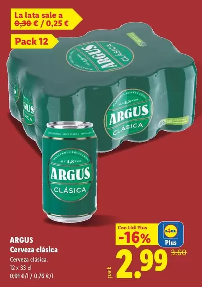 Argus - Cerveza Clasica