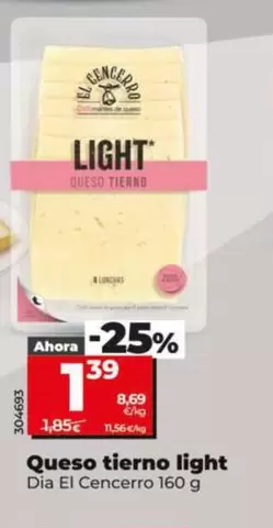 Queso Tierno Light