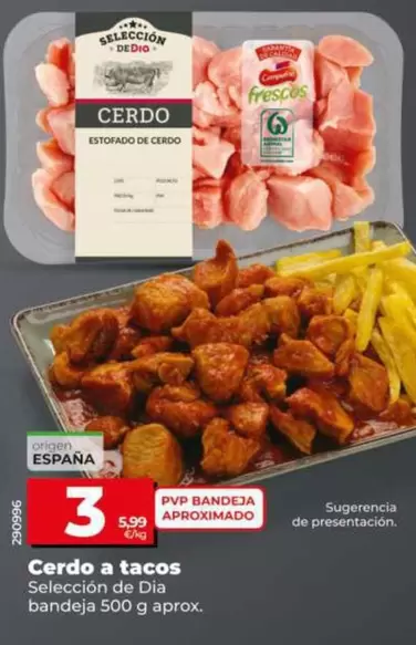 Seleccion De Dia - Cerdo A Tacos 