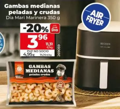 Dia Mari Marinera - Gambas Medianas Peladas Y Crudas 