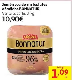 Bonnatur - Jamón Cocido Sin Fosfatos Añadidos