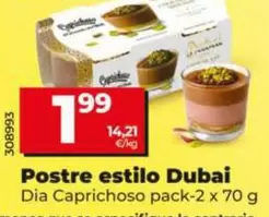 Dia Caprichoso - Postre Estilo Dubai