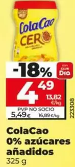 Colacao 0% Azucares Anadidos