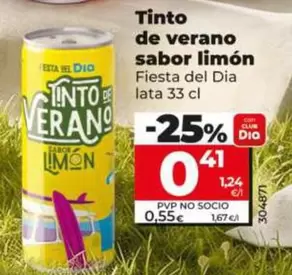 Fiesta Del Dia - Tinto De Verano Sabor Limon