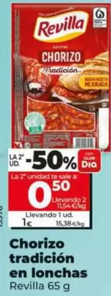 Revilla - Chorizo Tradicion En Lonchas