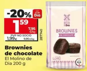 El Molino De Dia - Brownies De Chocolate
