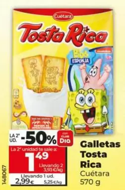 Cuétara - Galletas Tosta Rica
