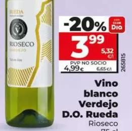 Rioseco - Vino Blanco Verdejo D.O. Rueda