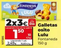 Fontaneda - Galletas Osito Lulu 