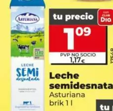 Asturiana - Leche Semidesnatada