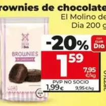 El Molino De Dia - Brownies De Chocolate