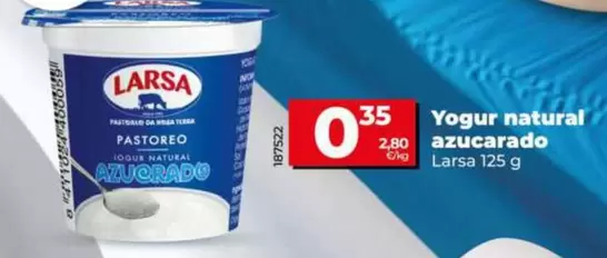 Larsa - Yogur Natural Azucarado