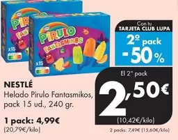 Nestlé - Helado Pirulo Fantasmikos