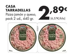 Casa Tarradellas - Pizza Jamón Y Queso
