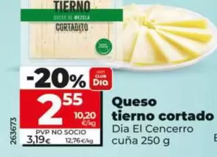 Queso Tierno Cortado