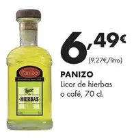 Panizo - Licor De Hierbas O Cafe
