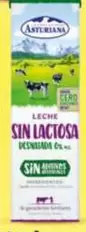 Asturiana - Leche Sin Lactosa Desnatada 