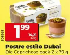 Dia Caprichoso - Postre Estilo Dubai 