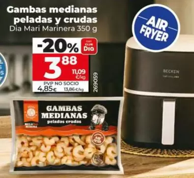 Dia Mari Marinera - Gambas Medianas Peladas Y Crudas 