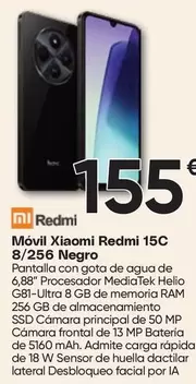 Xiaomi - Redmi Móvil Redmi 15C 8/256 Negro
