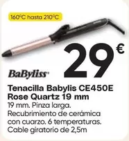 Babyliss - Tenacilla  Ce450e Rose Quartz 19 Mm