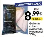 Gallo - sin cabeza eviscerado
