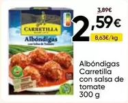 Carretilla - Albondigas Con Salsa De Tomate