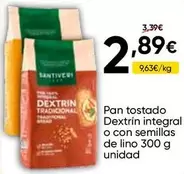 Santiveri - Pan Tostado Integral O Con Semillas De Lino