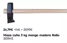 mango - Maza Cuña 3 Kg Mango Madera Ratio