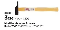 Ratio - Martillo Ebanista Francés