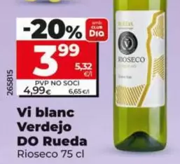 Rioseco - Vino Blanco Verdejo D.o. Rueda