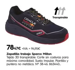 Racing - Zapatilla Trabajo Sparco Milton