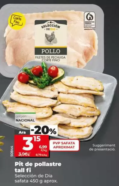 Seleccion De Dia - Pechuga De Pollo Corte Fino