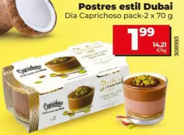 Postre Estilo Dubai