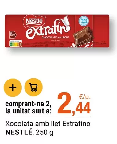 Nestlé - Xocolata Amb Llet Extrafino