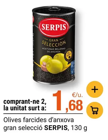 Serpis - Olives Farcides D'anxova Gran Seleccio