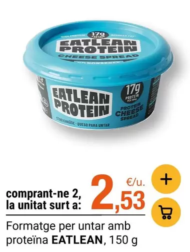 Eatlean - Formatge Per Untar Amb Proteína
