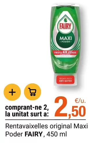 Fairy - Rentavaixelles Original Maxi Poder