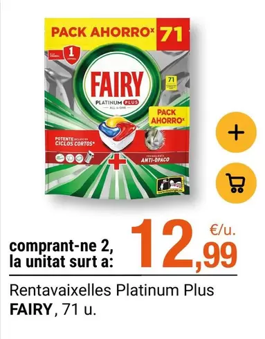 Fairy - Rentavaixelles Platinum Plus