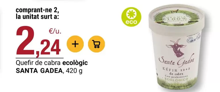 Eco - Sant Gadea Quefir De Cabra logic